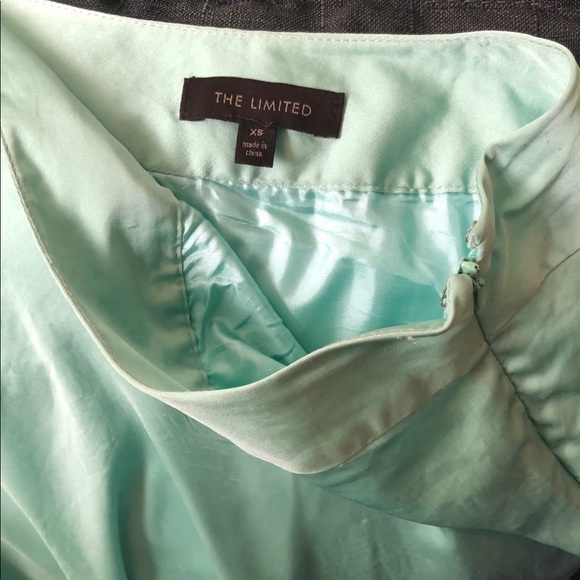 Mint green skirt from The Limited szXS - Picture 3 of 4